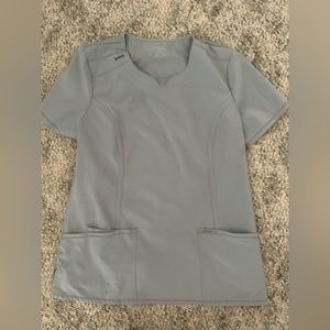 Infinity Gray scrub top